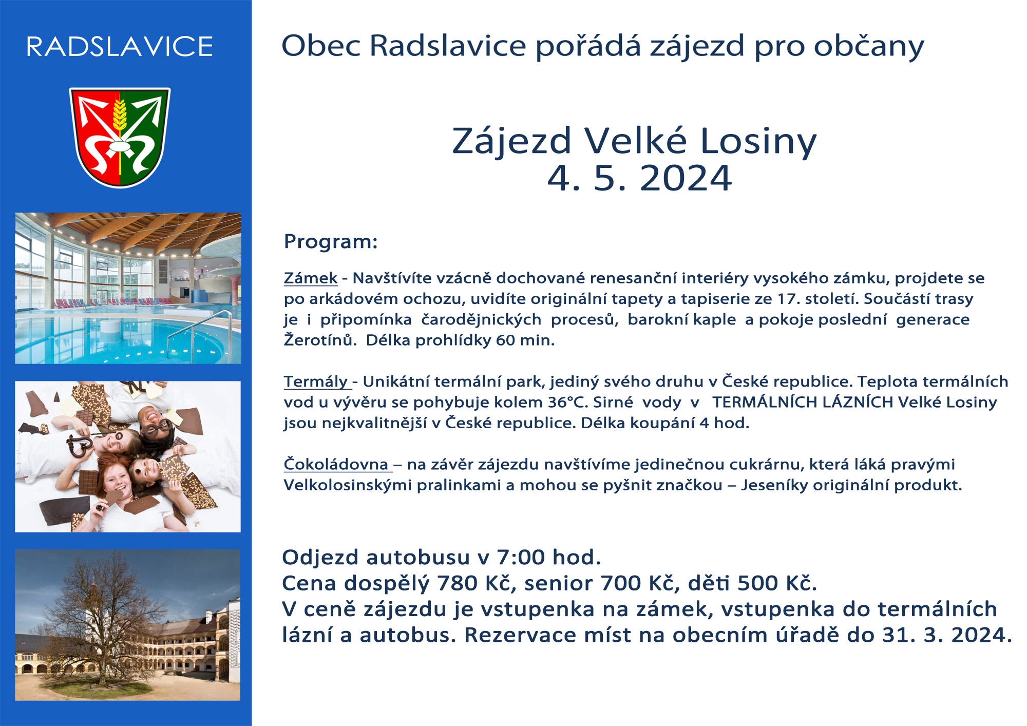 Zájezd Velké Losiny